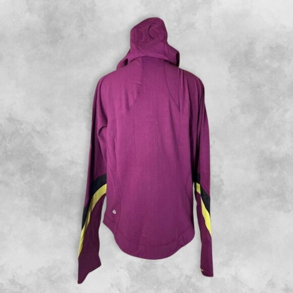 Lululemon Potion Purple Half Moon Full Zip Front Closure Hoodie Jacket Women's 4 - Picture 3 of 7